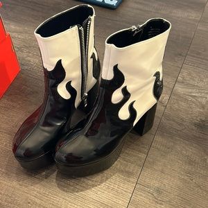 Dolls kill flame boots